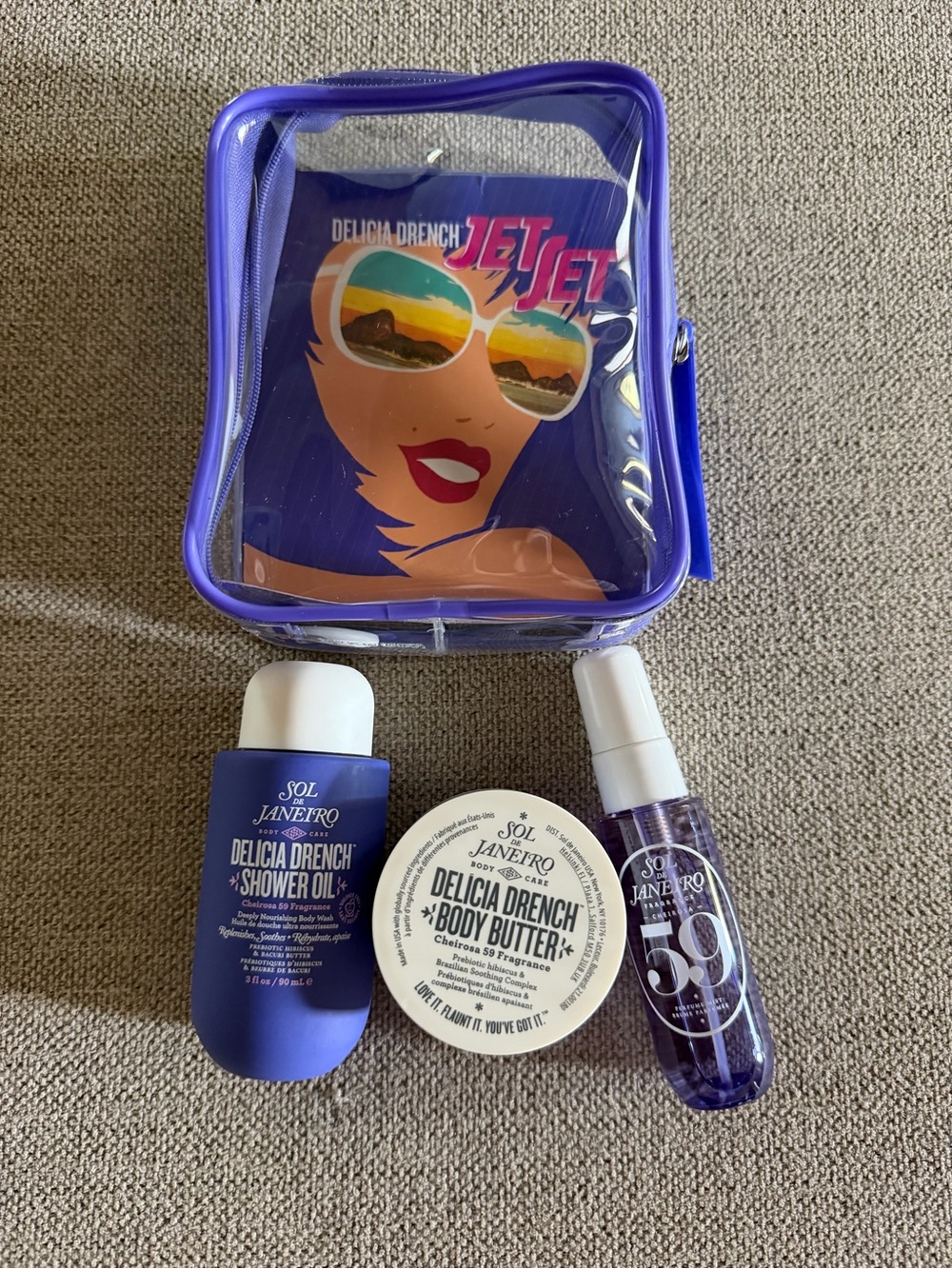 Sol de Janeiro Purple Delicia Drench Travel Gift Set